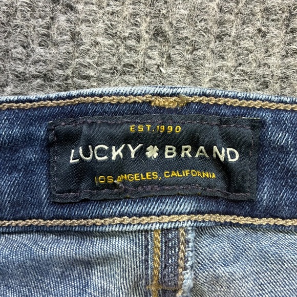 Lucky Brand Womens Bootcut Jeans Size 4x27 Regular Blue Stretch Candiani Denim - Picture 4 of 13
